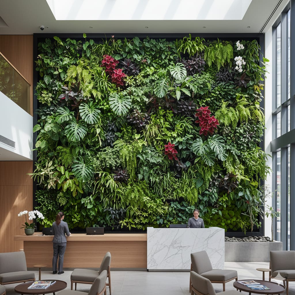 mur végétal vivant